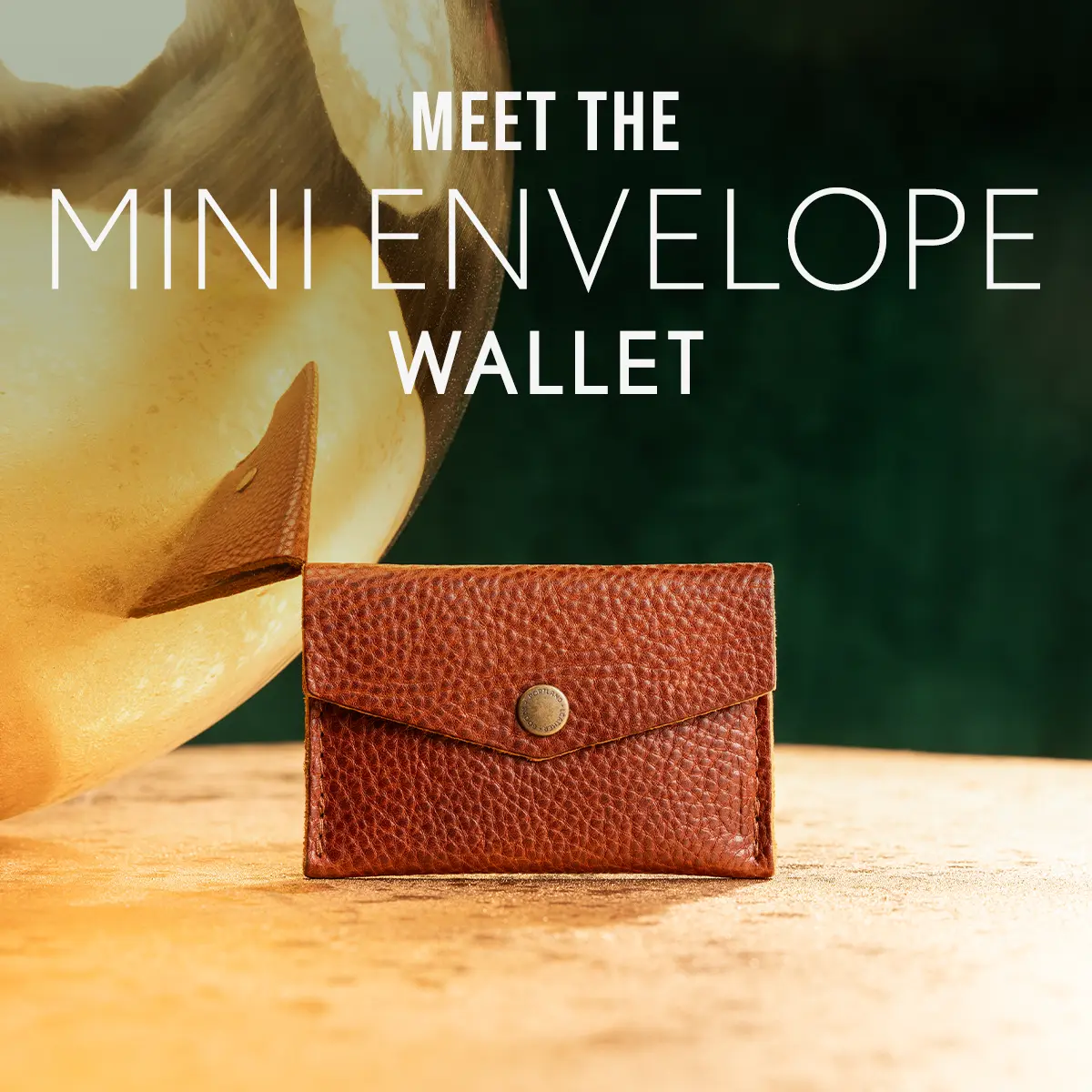 Portland Leather Mini Envelope Wallet - Real Leather Envelope Card Case & Pocket Pouch Portland Leather Mini Envelope Wallet - Real Leather Envelope Card Case & Pocket Pouch