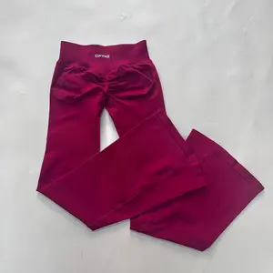DFYNE Seamless Flare Leggings – High Waisted Butt Lifting Yoga Pants for Women