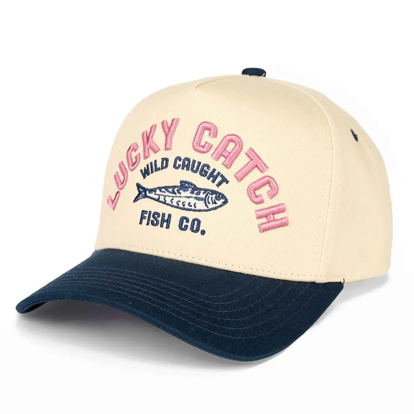 Lucky Catch Trucker Hat Embroidered Hat