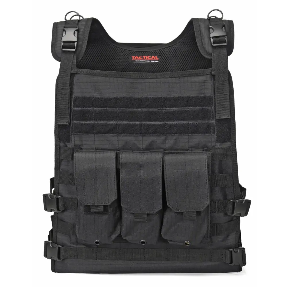 Tactical Scorpion Gear - Wildcat MOLLE Carrier Vest - Black