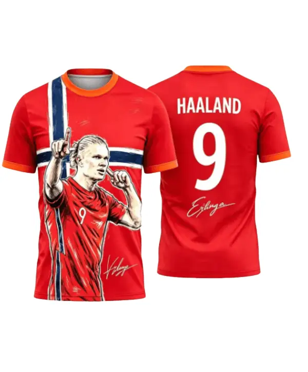2026 Norge Landshold Erling Haaland Nr. 9