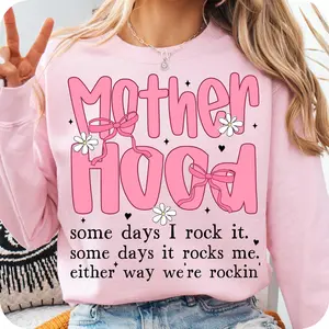 Motherhood Coquette Bow Checker shirt , Retro Mother hood shirt , Funny Mom Sarcastic Mama shirt , Retro shirt  Mom shirt , Mothers Day shirt , Mama shirt