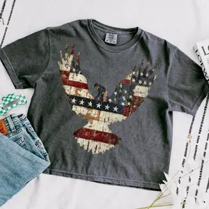 Eagle America Patchwork Shirt, Retro 4th Of July T-Shirt, American Girl Hoodie, Jesus Sweatshirt, 4th Of July Shirt, Memorial Day T-Shirt, USA Hoodie, American Mama Shirt