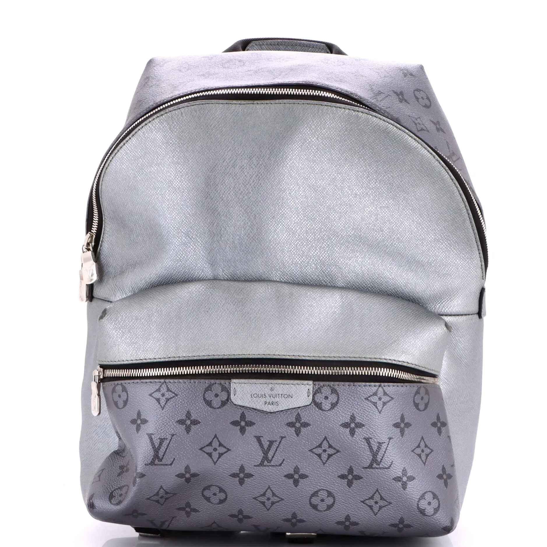 Pre-owned Louis Vuitton Leather Backpacks Discovery Backpack Monogram Taigarama PM by Rebag
