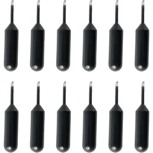 12 Pcs Ink Refills for Identity Theft Protection Roller Stamps, Protect ID Stamp Roller Ink Refill Replacement Confidential Roller Stamp Refill Ink to Cover Personal Mail Address Information, Black
