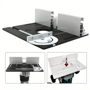 Aluminum engraving and milling table insert board multifunctional woodworking electric engraving and milling workbench flip board engraving and milling board Woodworking Tools Cutting