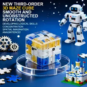 3D Cube Brain Training Puzzle Game Speed Solving Challenge Cubes for Kids Adults Spatial Logic Toy Christmas Gift for Children Seniors Cognitive Development Problem Solving Skill Builder