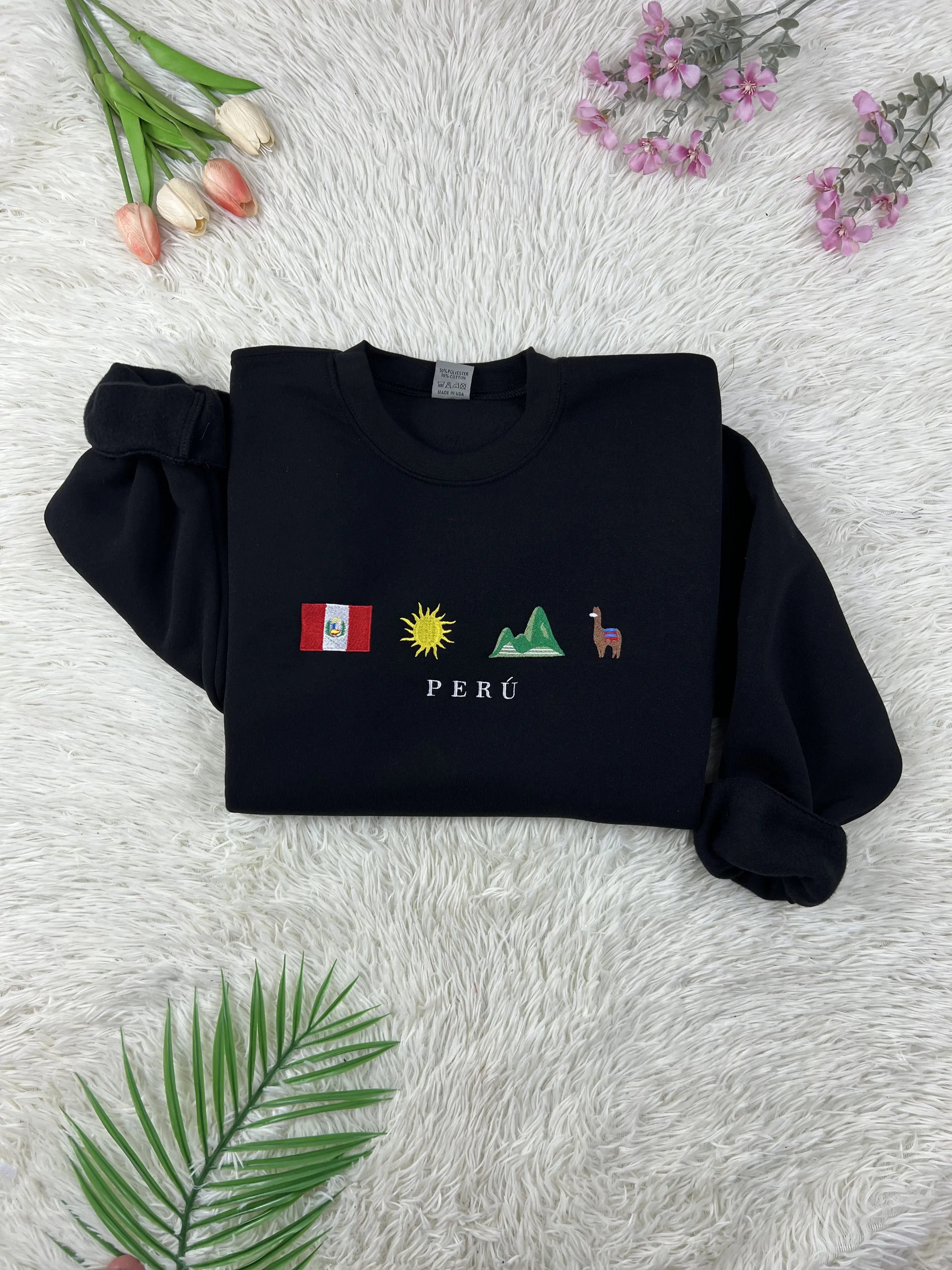 Perú Embroidery Sweatshirt, Hoodie