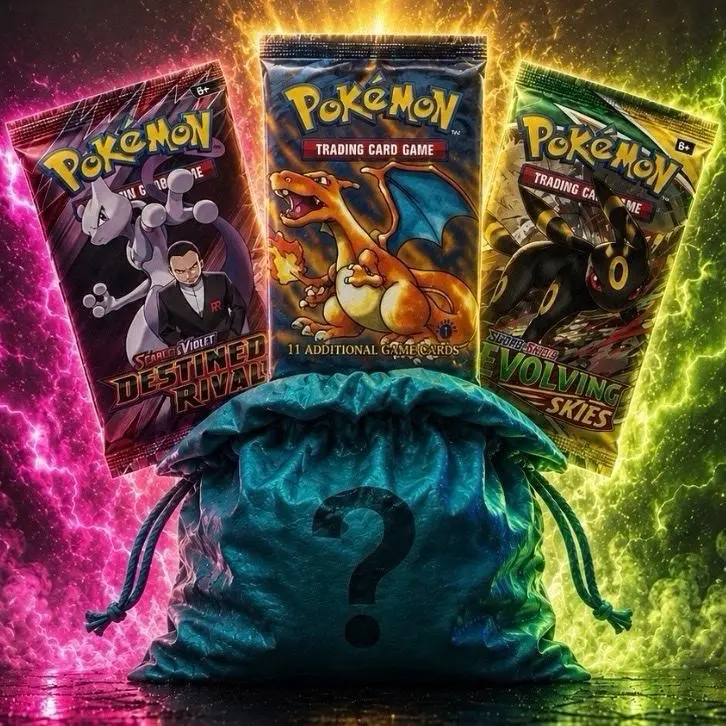 Collectible 3 Pack Bag V2 [VINTAGE BOOSTER PACK: 1 IN 100 ODDS] (LIVE RIP)