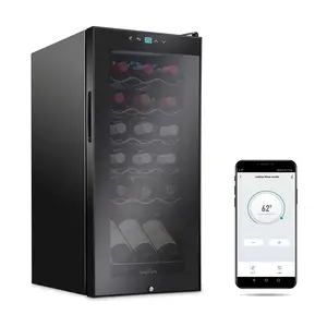 Ivation 18-Bottle Freestanding Wine Cooler w/ Wi-fi Smart App