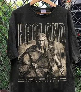 Vintage 90s Haaland Vikings Shirt,Erling Haaland Shirt,Norway Soccer Shirt