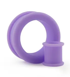Lavender Purple Silicone Tunnels Lavender Purple Silicone Tunnels