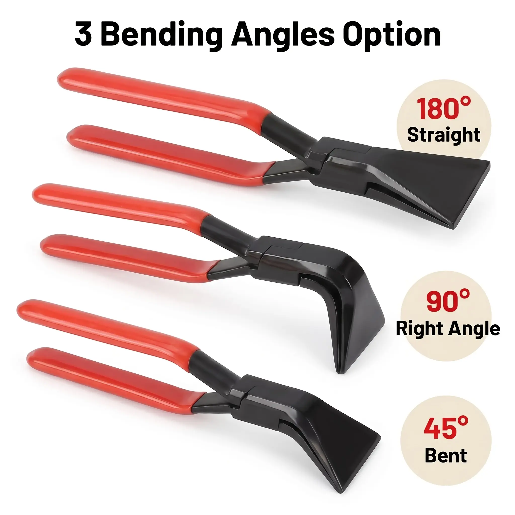 Folding pliers three piece set 22mm/60mm optional 45 degree, 90 degree, 180 degree metal bending pliers manual edging tool