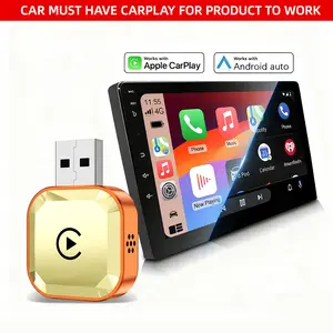 Yurnlv's new 2026 Wireless CarPlay Adapter 2-in-1 is a mini wireless CarPlay adapter that is stable, compact, Bluetooth-connected, plug-and-play, and compatible with iPhone and Android Auto.