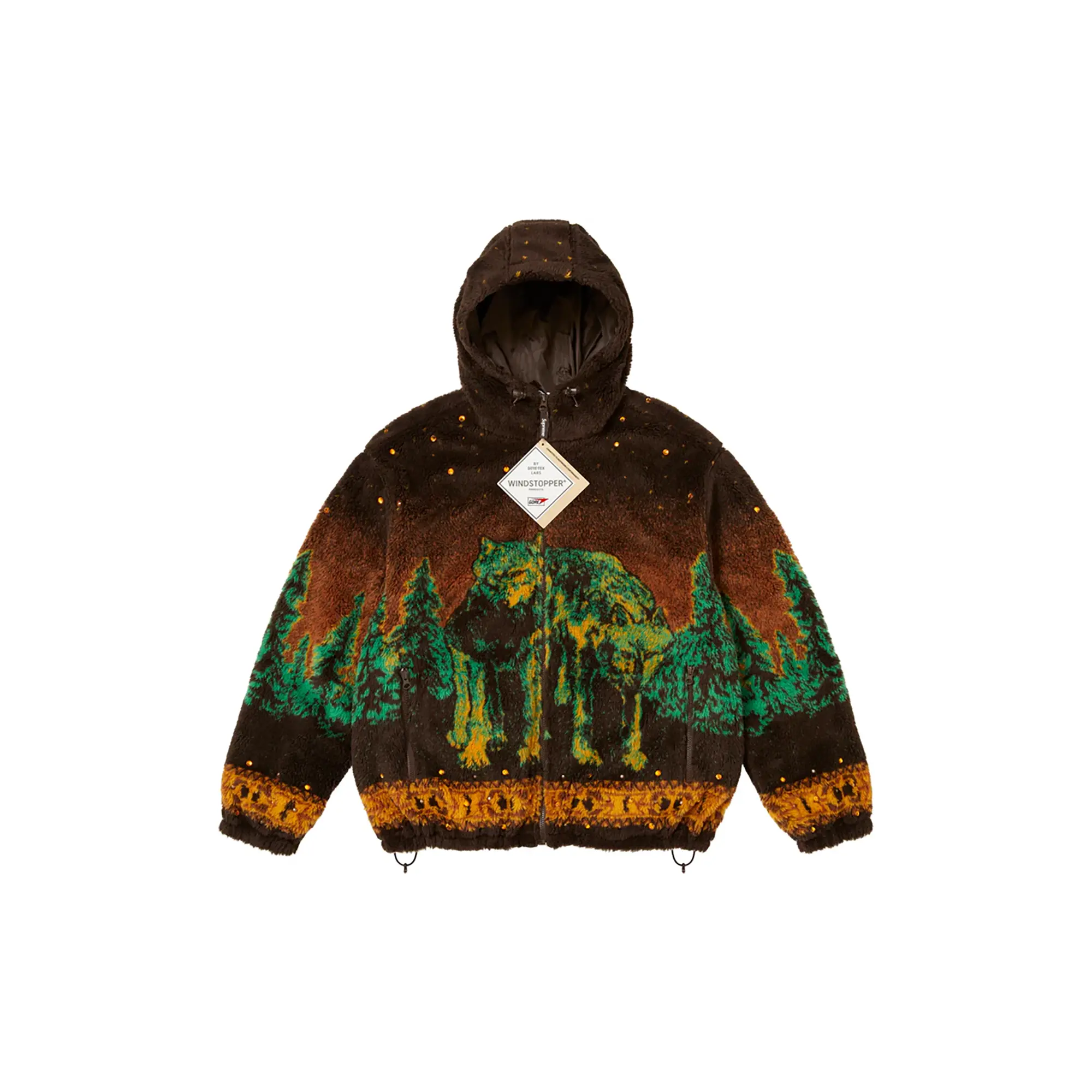 b.b. Simon Reversible Hooded Fleece Jacket "FW25 - Brown" SU26716