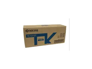Kyocera TK-5272C Original Toner Cartridge - Cyan - Laser - 6000 Pages - 1 Each