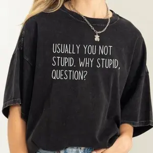 Project Hail Mary T-Shirt: Funny Rocky Quote, Eridian, Andy Weir, martian Shirts, book Lover Gift, Project Hail Mary, bookish Shirts, book Shirts, why Stupid Question, science, booktok Shirts, rocky Quote, mars Shirts, ryland Grace, space, martian