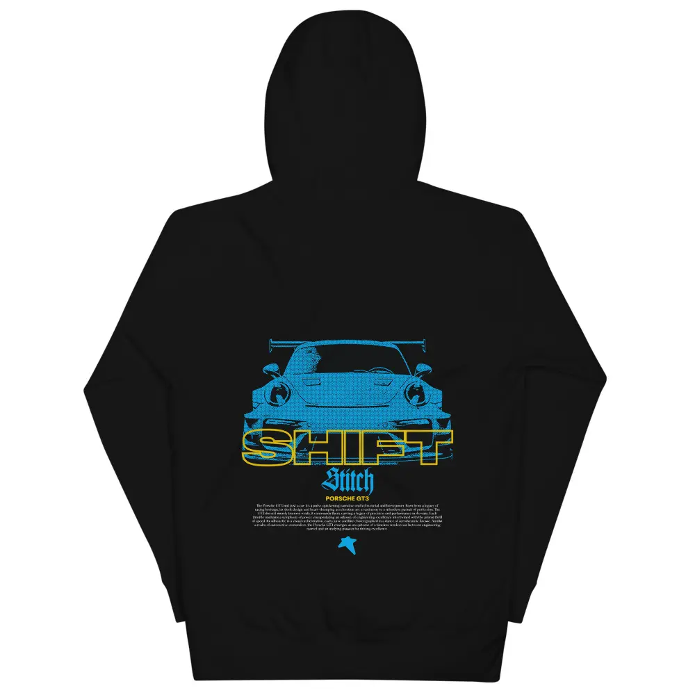 PORSCHE GT3 - Car Hoodie - Black