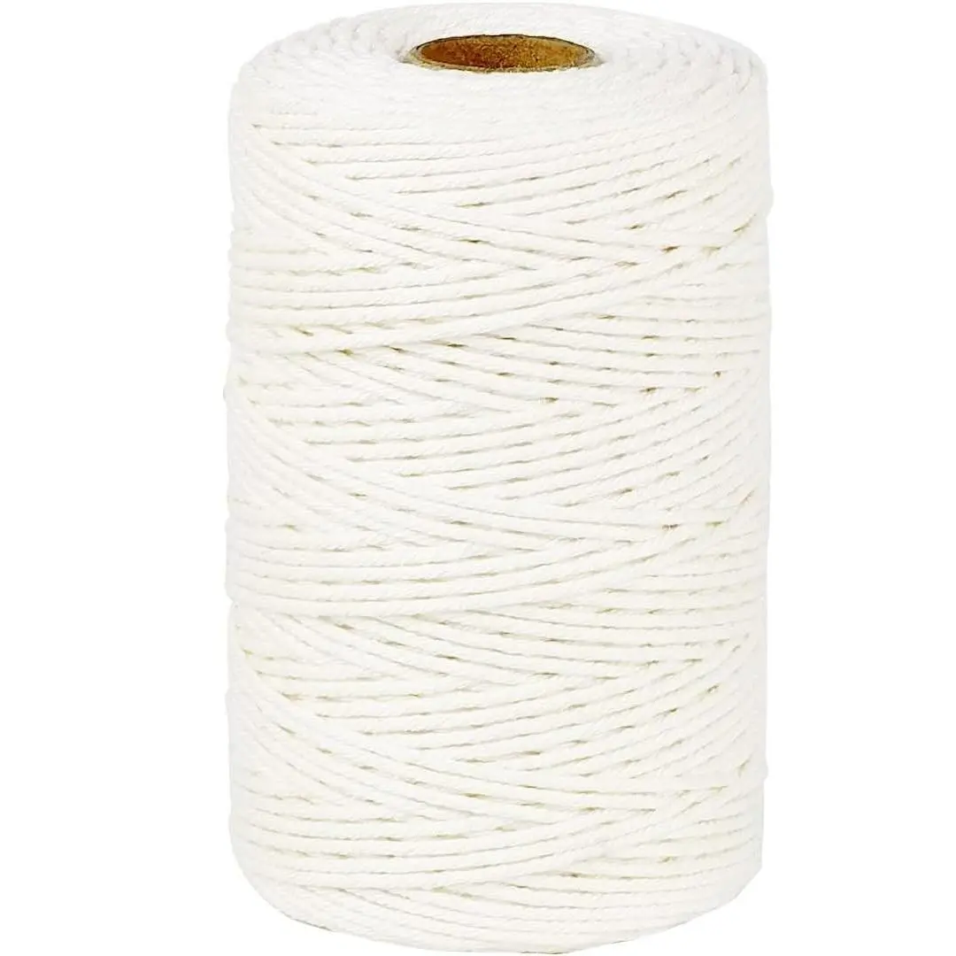 500 Feet Cotton Butchers Twine String 2mm for Cooking, Crafts, and Gardening