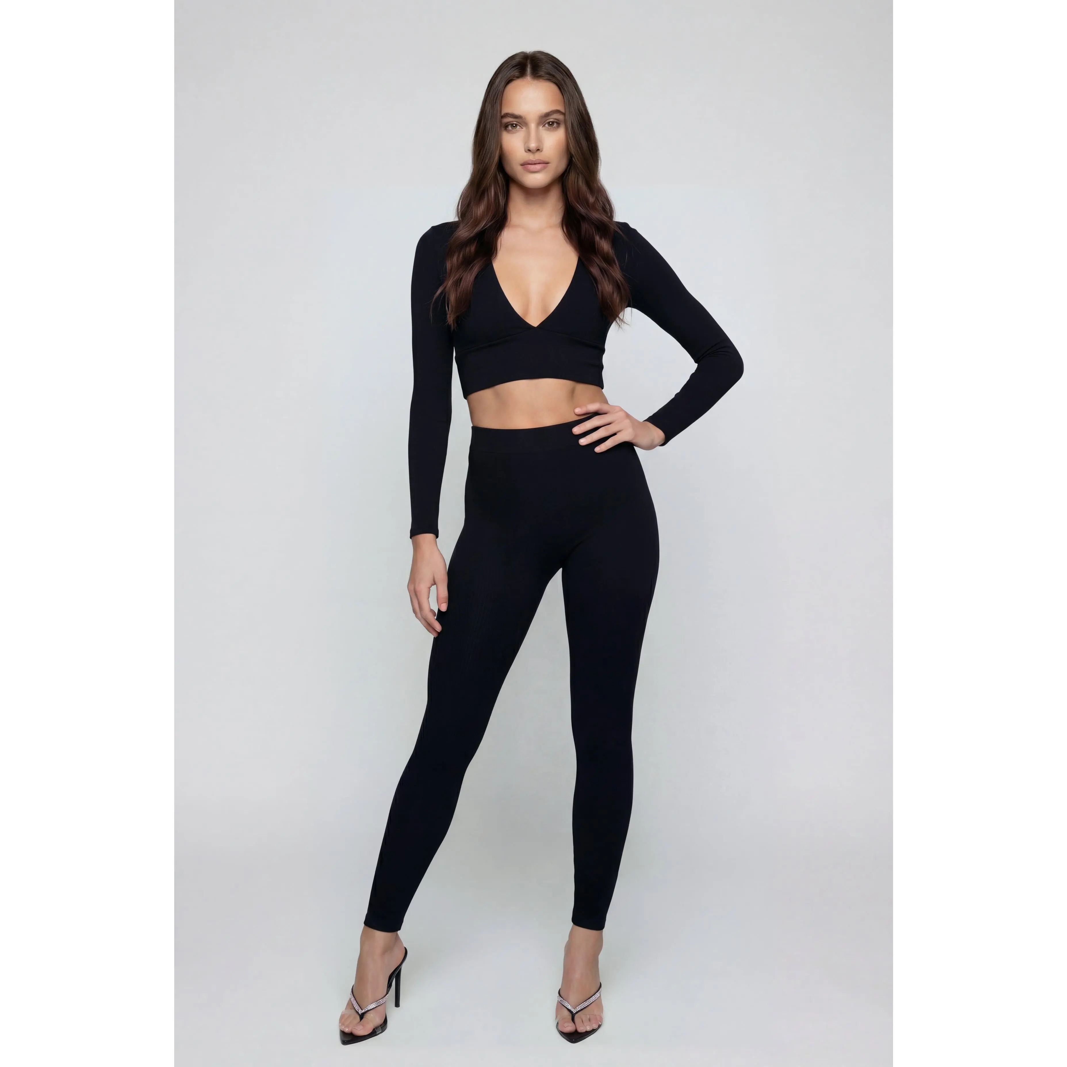 Ribbed Ankle Leggings