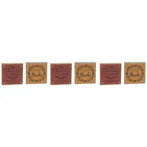 Melrose Give Thanks Harvest Sign (Set of 6)