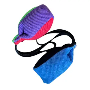 Dog Training Bite Ball Set, 2-Piece Random Color Design, Chew Toy for Dogs, Teething Reward, New Design Dog Accessories