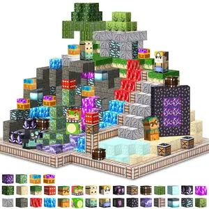 Desert Treasure Hunt Themed DIY Puzzle Toy - Magnetic Cubes Kit, Creative Building Blocks, Building Block & Construction Set, Children's Cognitive Learning Toys, Spark Creativity, Perfect Gift for Birthday & Christmas Celebrations
