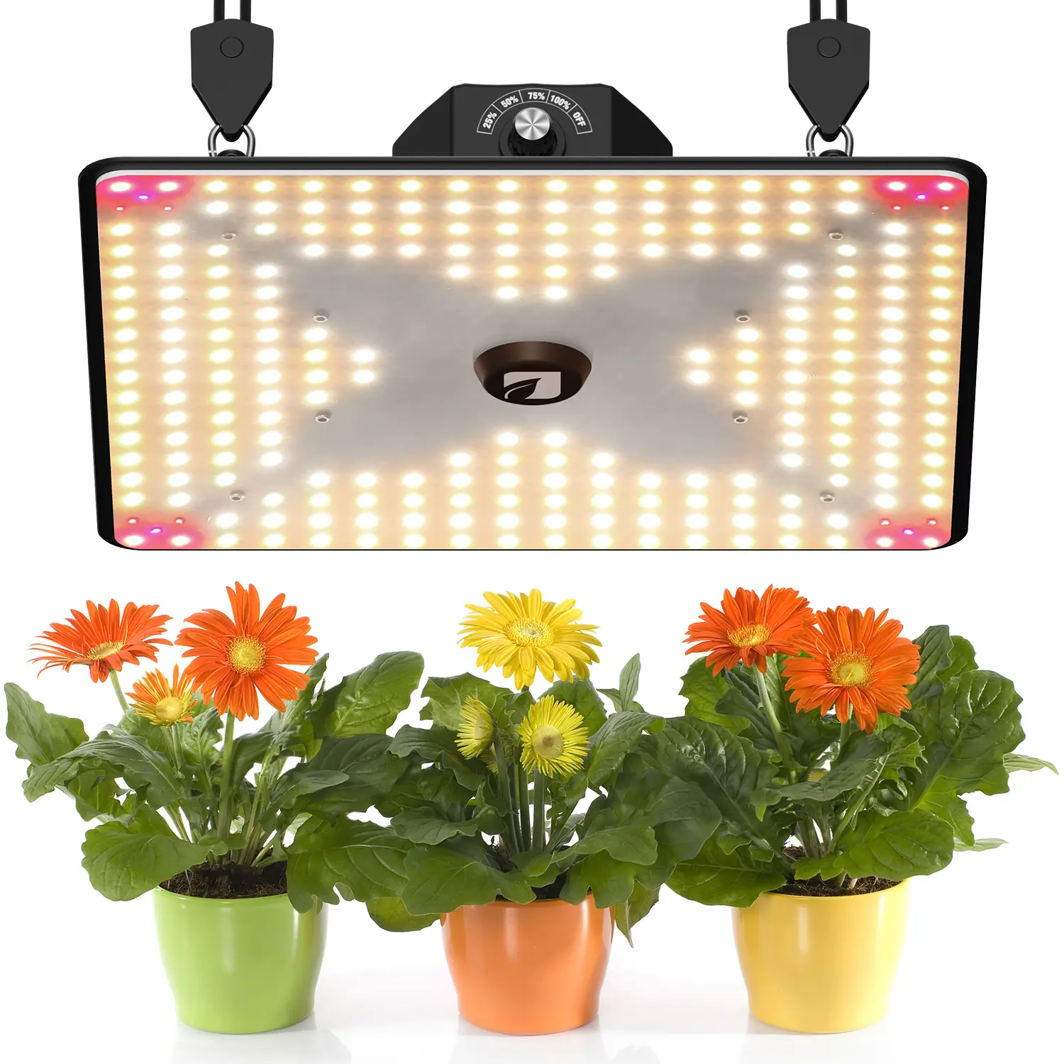 150W LED Grow Light Full Spectrum with LM301H LEDs, Dimmable Indoor Plant Light for Veg & Bloom, High Efficiency Grow Lamp for Hydroponics, Grow Tent and Greenhouse