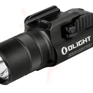 Olight BALDR Pro R Black Anodized Flashlight - White LED, Green Laser with 300, 500, 1350 Lumens