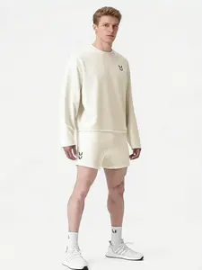 ASRV Summer Men's Shorts, American Style Youth Straight-Leg Casual Sports Shorts, Elastic Waist Running Five-Point Shorts In Stock, Menswear