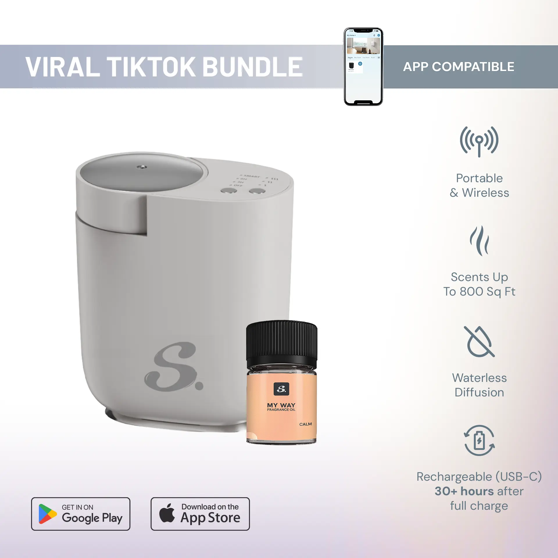 Scenting | MoodPlus Wireless Scent Diffuser Bundle
