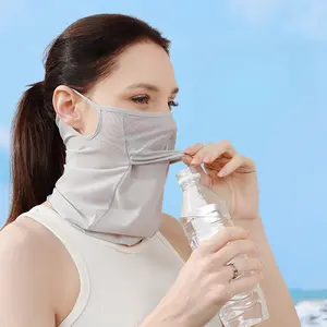Sun Shading Hiking Scarf Bicycle mask Sun blocking mask Ice Silk Sun Protective Scarf Cycling Face Mask Hiking Scarves