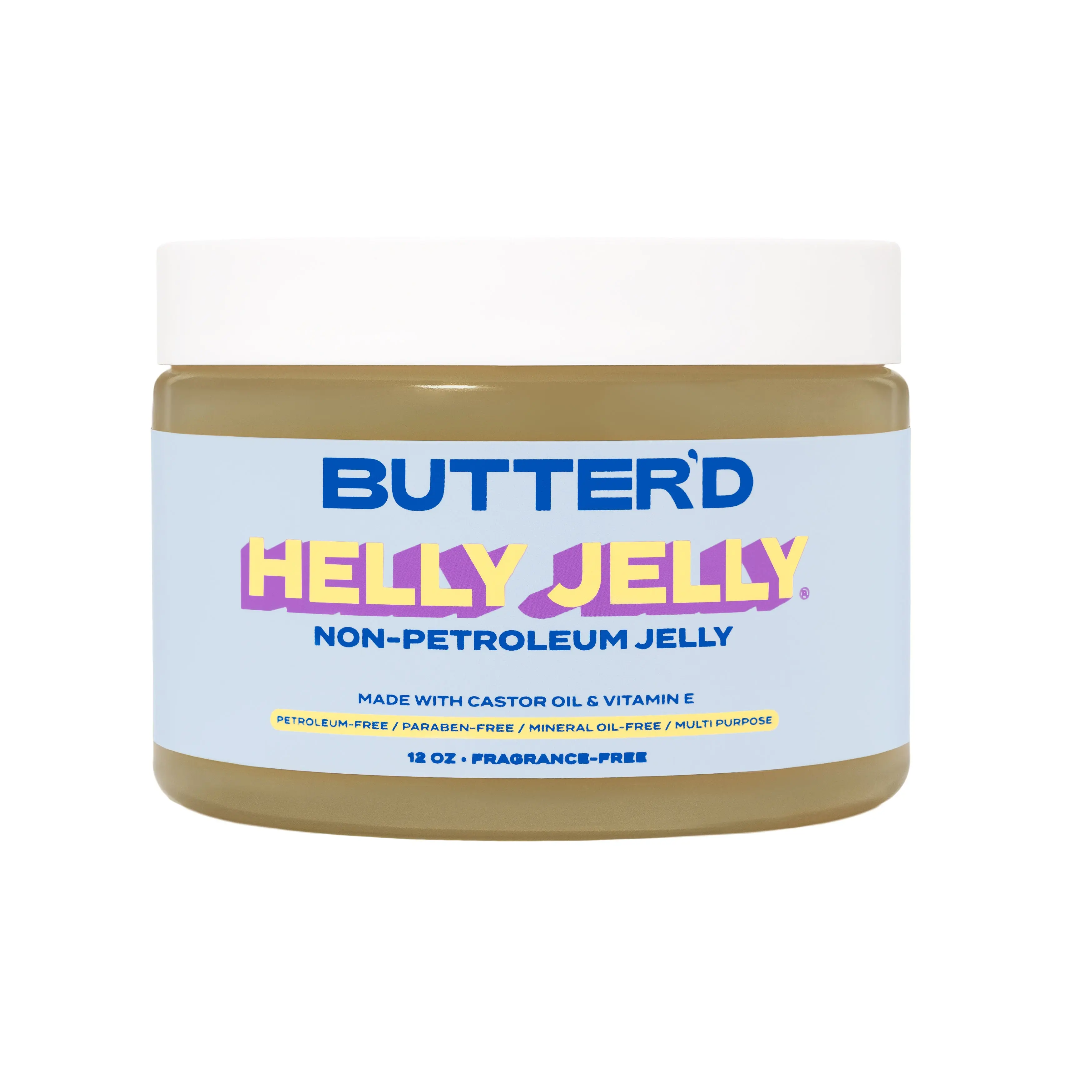 Helly Jelly Multi-Purpose Skin Jelly - Frangrance-Free, No Petroleum, Paraben-Free, Made with Aloe Vera, Moisturizer