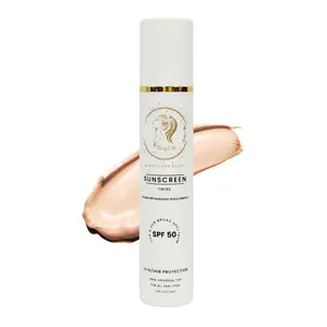 Blissful You Tinted Sunscreen SPF 50 UVA/UVB Protection Broad Spectrum - 50 ml Facial Skincare Aloe Argan bio sun Universal Tinted Moisturizer Sunscreen