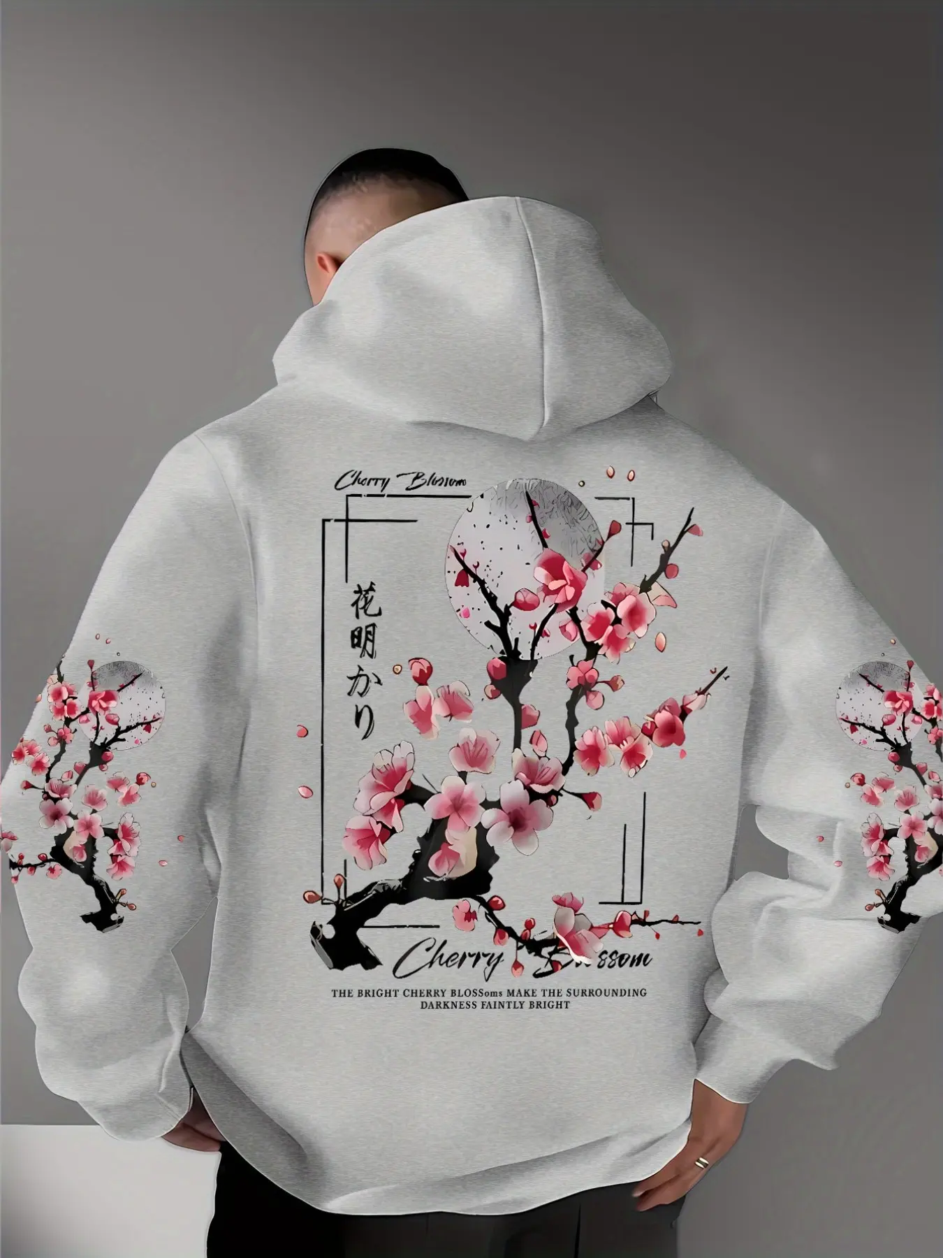 white flower hoodie black - TikTok Shop