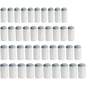 40 pack Slip On Pool Cue Tips Replacement Billiard Cue Tips 4 Sizes Slip-On Cue Tip(9mm/10mm/12mm/13mm, each size 10 pack)