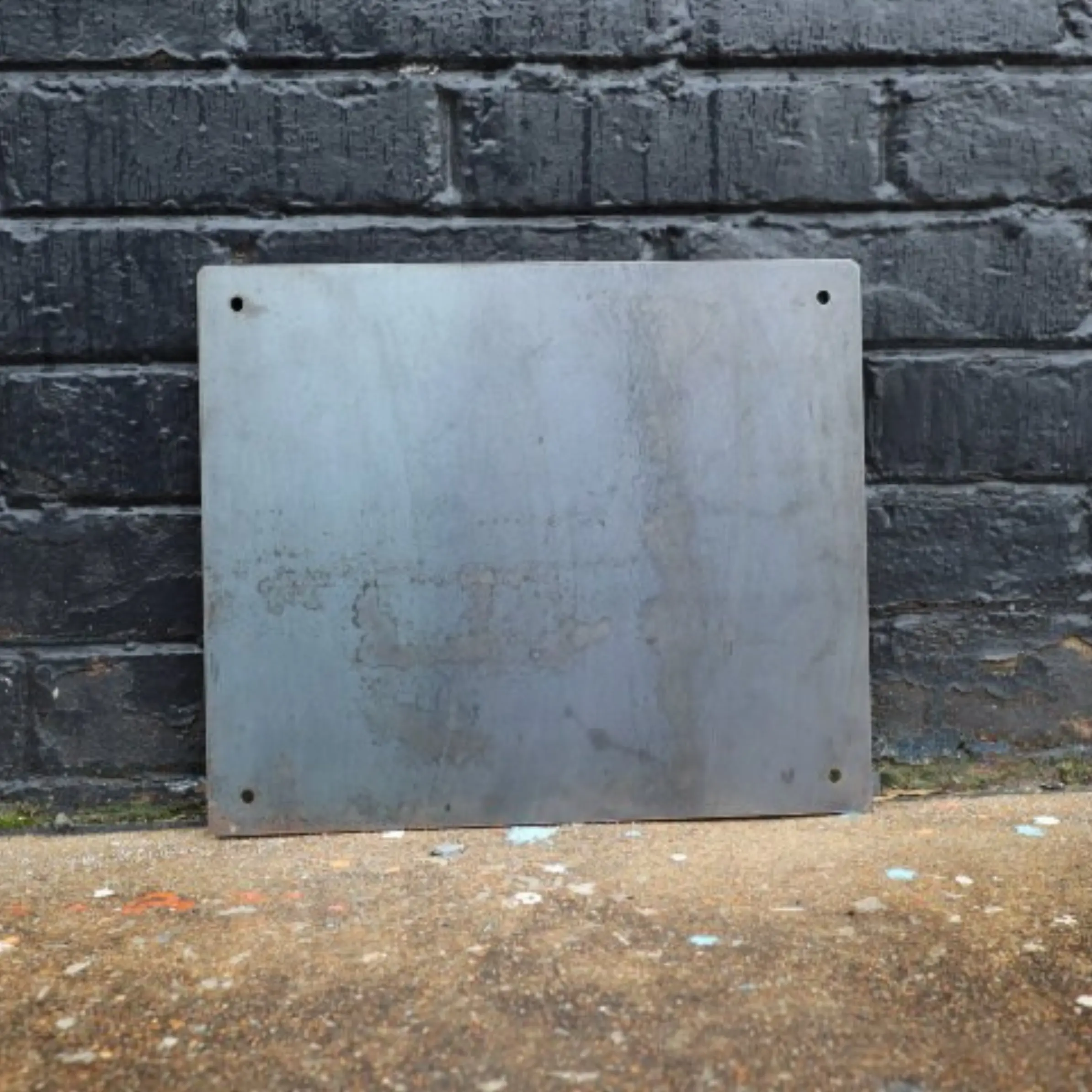 Raw Steel Magnetic Board – Heavy-Duty Metal Memo Board for Home, Office & Kitchen