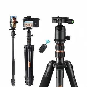 81 Inch Tripod With Monopod, Suitable For Smartphone And DSLR Camera ,360° shoot