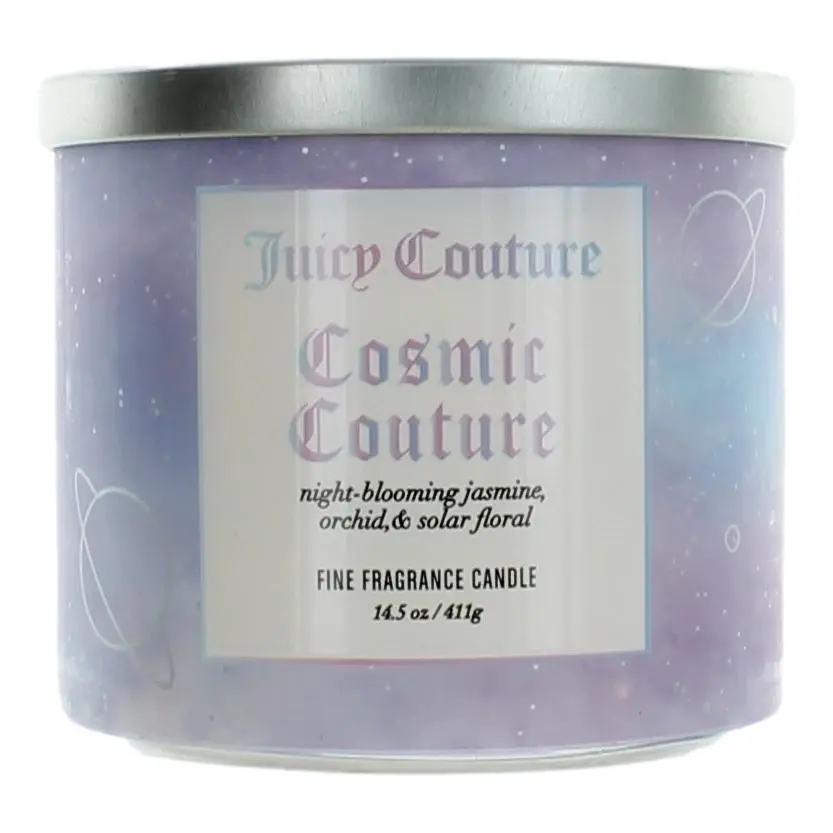 Juicy Couture Scented 14.5 oz Soy Wax Blend 3-Wick Candle - Cosmic Couture Candles