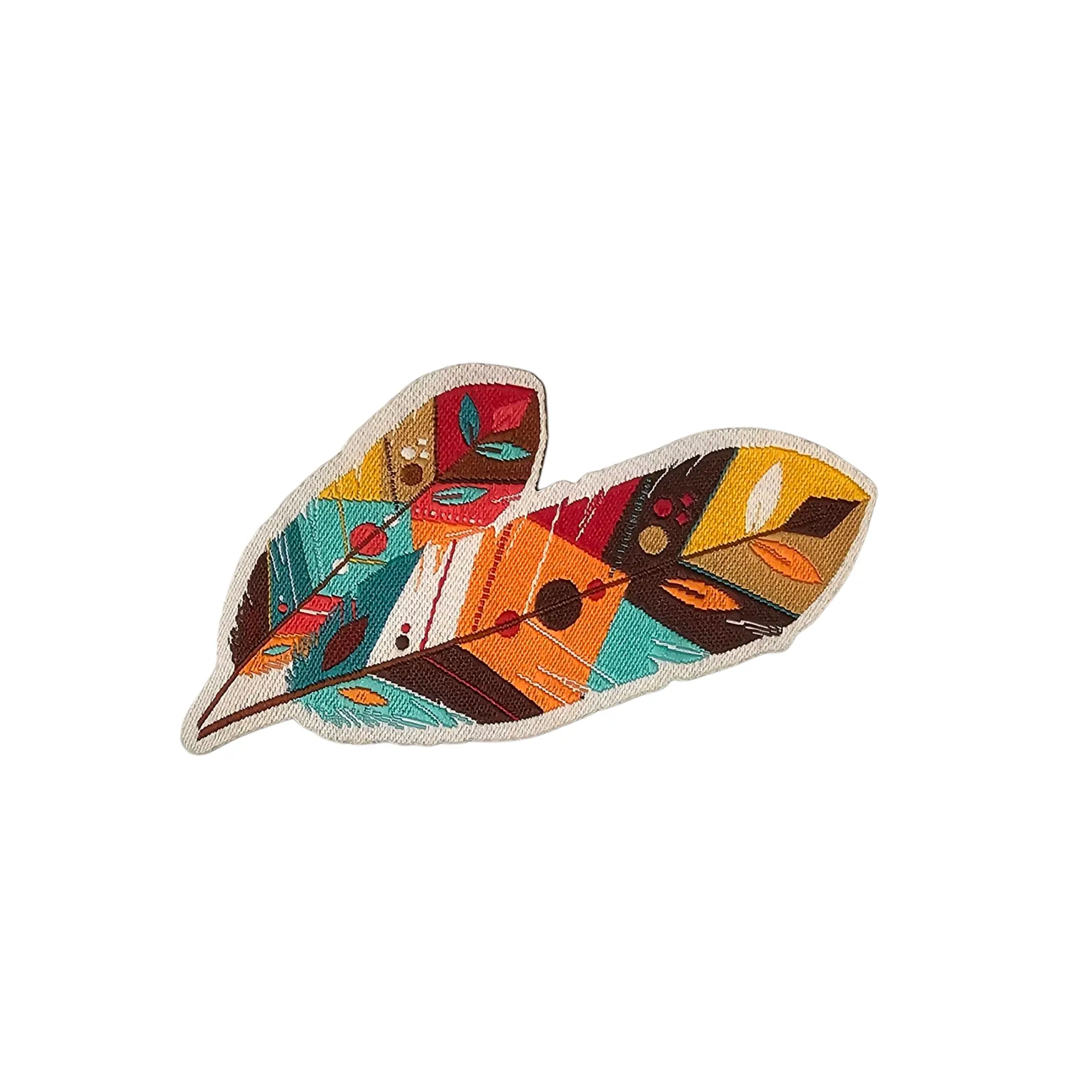 Tribe Feathers Woven Sticker Patch Tribe Feathers Woven Sticker Patch