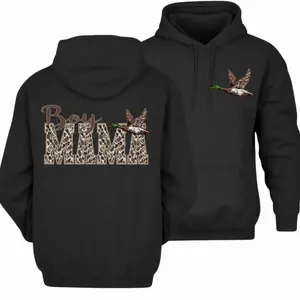 Camo Boy Mama Hoodie - Camo Print Hoodie, Unisex Cozy Pullover, Casual Outdoor Inspired Sweatshirt for Men and Women