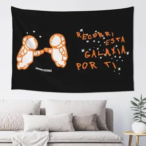 Ivan Cornejo Mirada Starry Sky Pattern Decorative Tapestry - Lightweight Full-Print Cotton-Linen Indoor Wall Decor, Hand-Washable Home Supply, Gift for Boyfriend