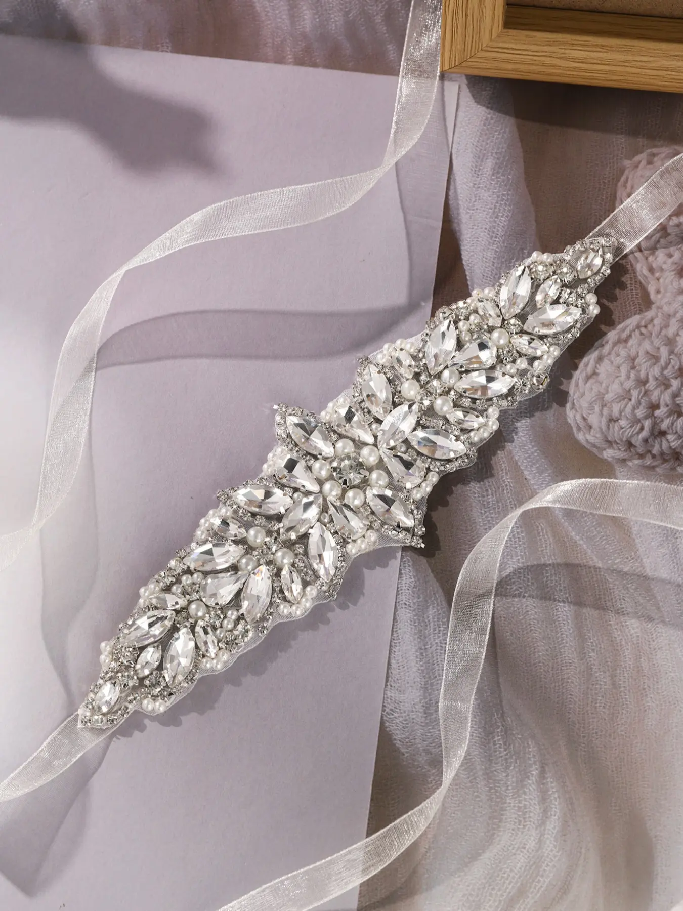 Elegant Rhinestone Waist Belt for Women, Rhinestone Decorated Belt, Fashionable Bridal Sash for Wedding Party Dresses, Stylish Dress Accessory, Trendy Exquisite Belt, Belts for Dresses