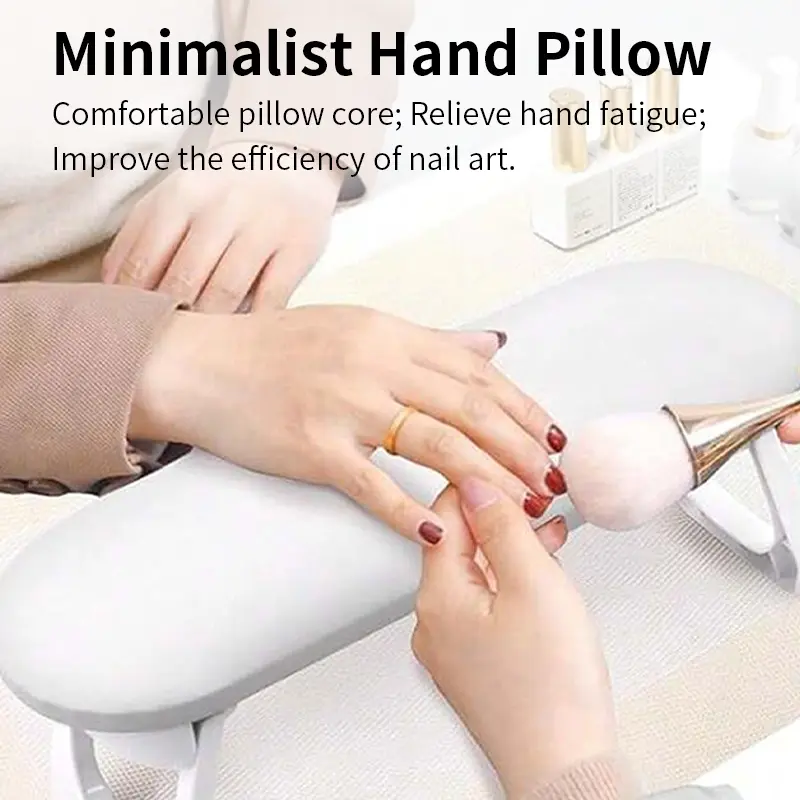 Foldable Plastic Nail Arm Rest, Soft Table Nail Pad, Acrylic Nail Hand Pillow for Salon Use, Beauty Tool Accessory, Nail Care, Manicure, Nail Art, Nail Art Tools