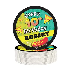 Custom Kid's Birthday Party Coasters