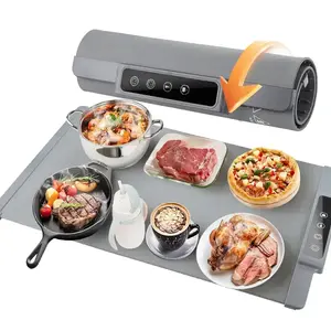 Electric Heating Tray, 1 Count Adjustable Temperature Control Food Warmer Tray, Compact Food Heater for Buffets, Restaurants, House Parties, Events & Dinners