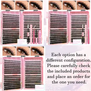 Natural Look False Eyelash Kit, 1 Set Lashes Kit, Professional Eye Makeup Products for Women & Girls, False Lash Extension, Cosmetic, DIY Eyelashes Kit