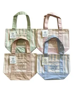 Trader Joe's Striped Canvas Mini Tote Summer 2026 Collection