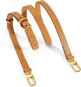 Vachetta Leather Replacement Adjustable  Strap for L V Handbag Replacement Bag Strap