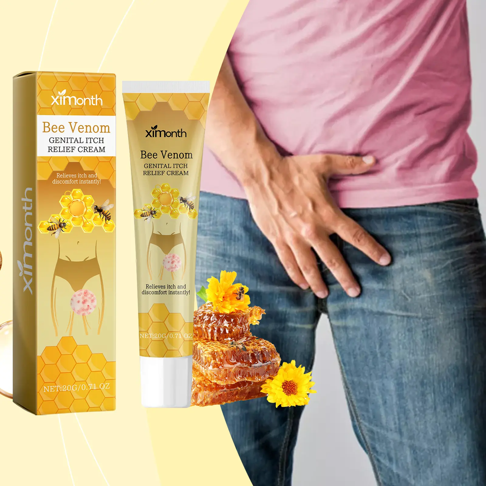 Ximonth Men’s Care Cream — gentle body care cream that nourishes, hydrates, and moisturizes for everyday use